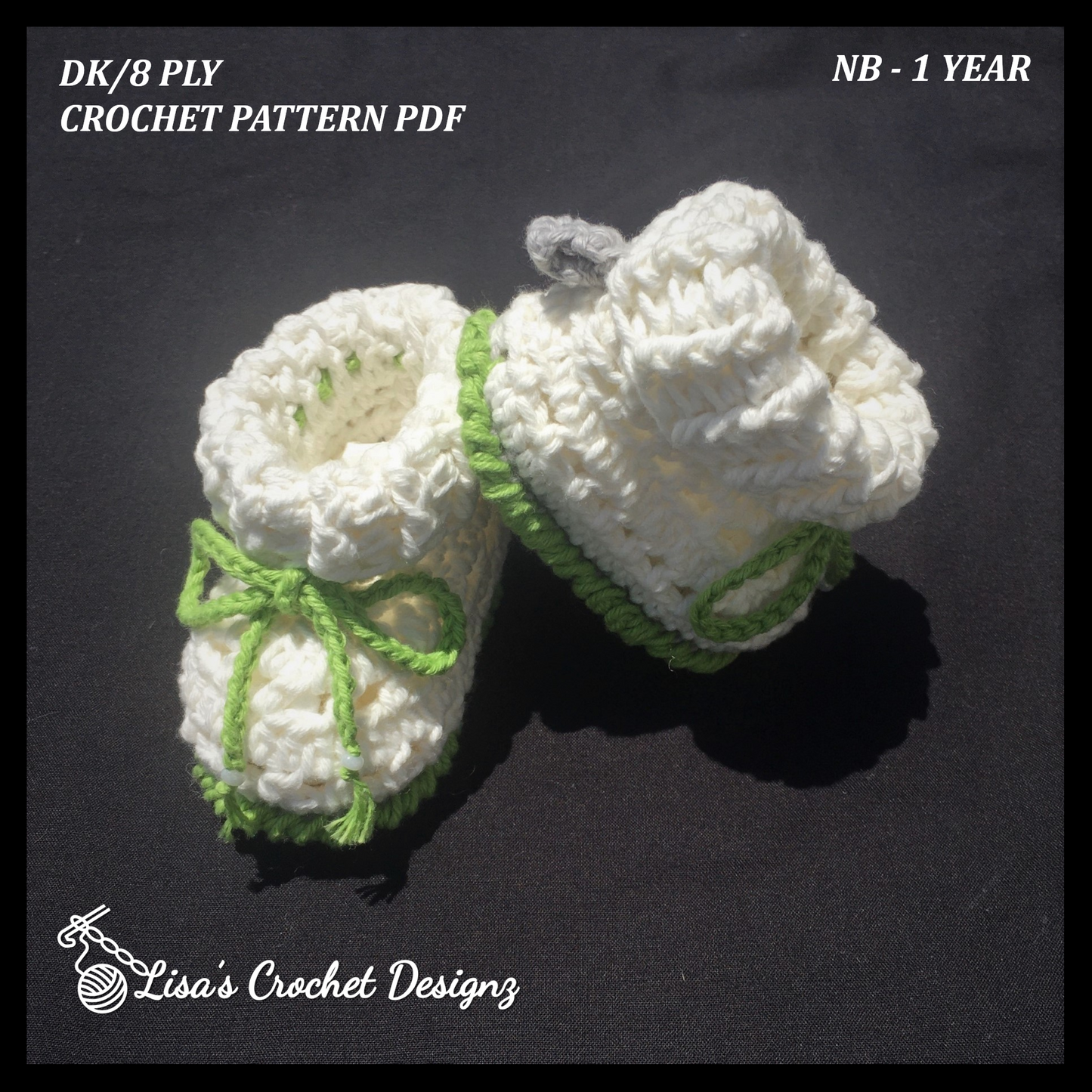 Crochet Pattern Ivy Crochet Baby Booties