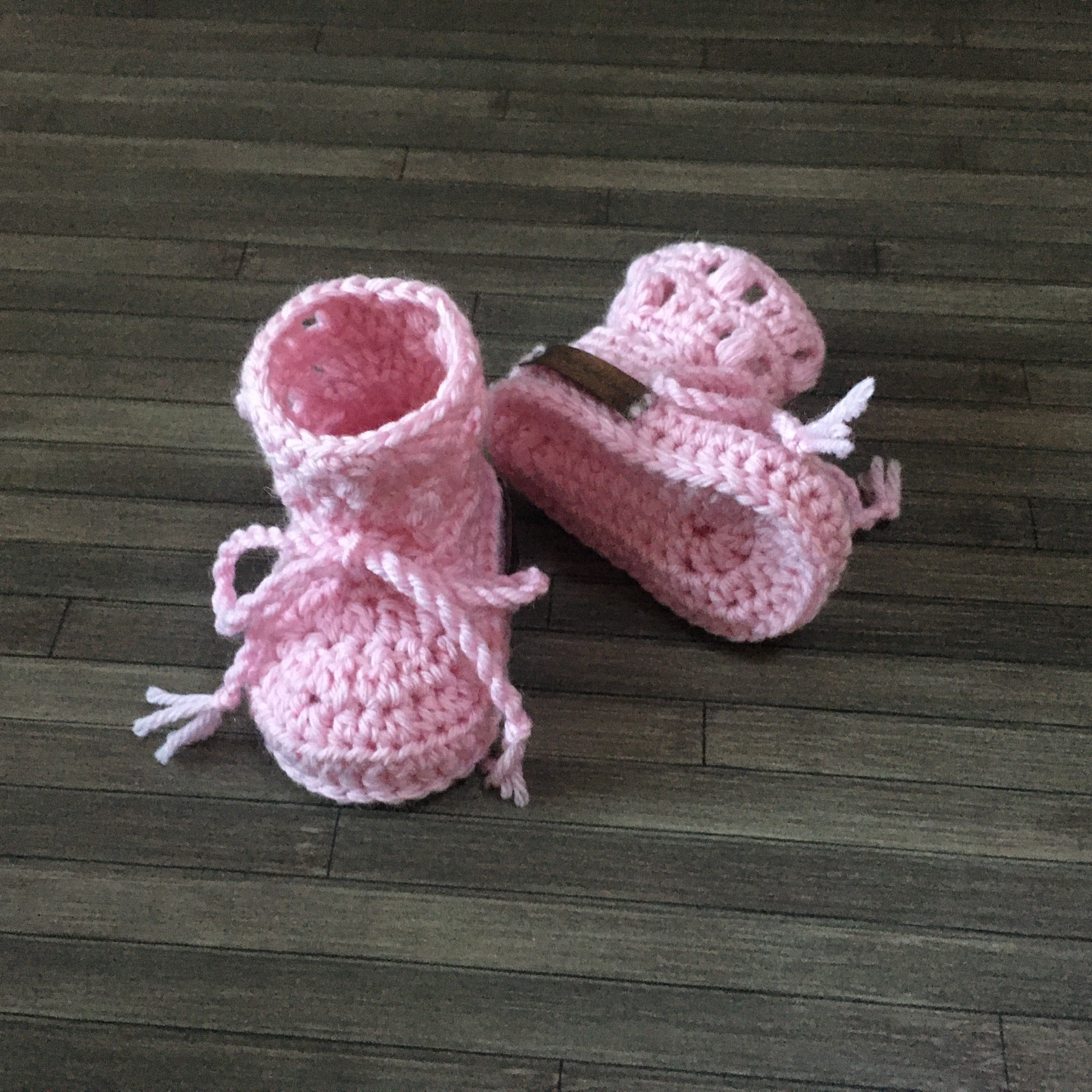 Crochet bibs and store booties