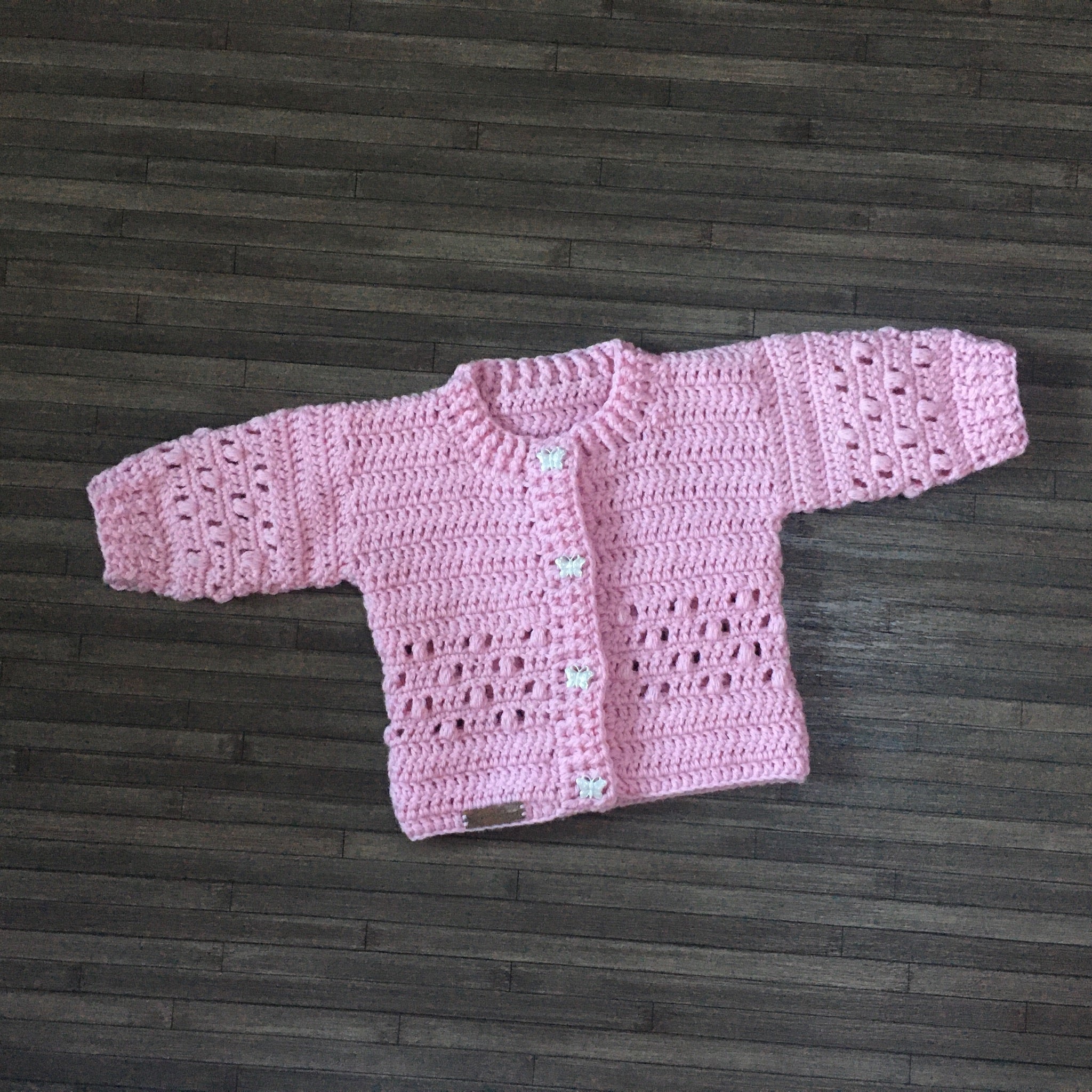 Crochet sweater design for baby girl hot sale