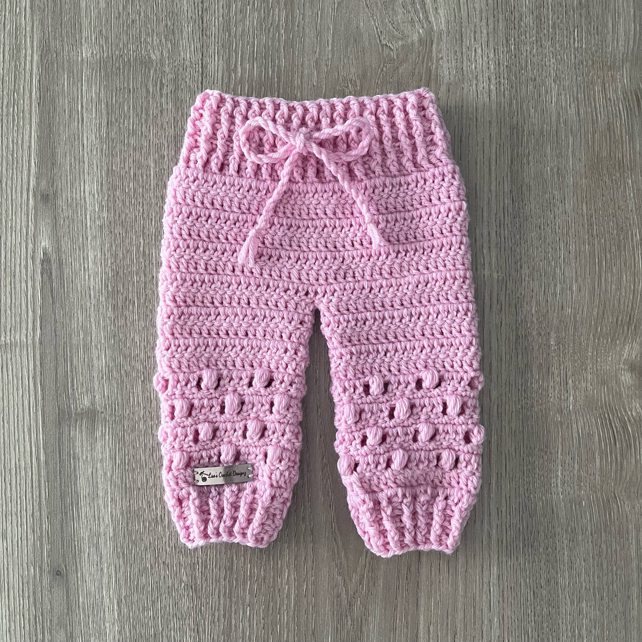 Izzy Crochet Baby Pants Pattern | Seamless & Adjustable Baby Joggers (NB-2Y) English PDF