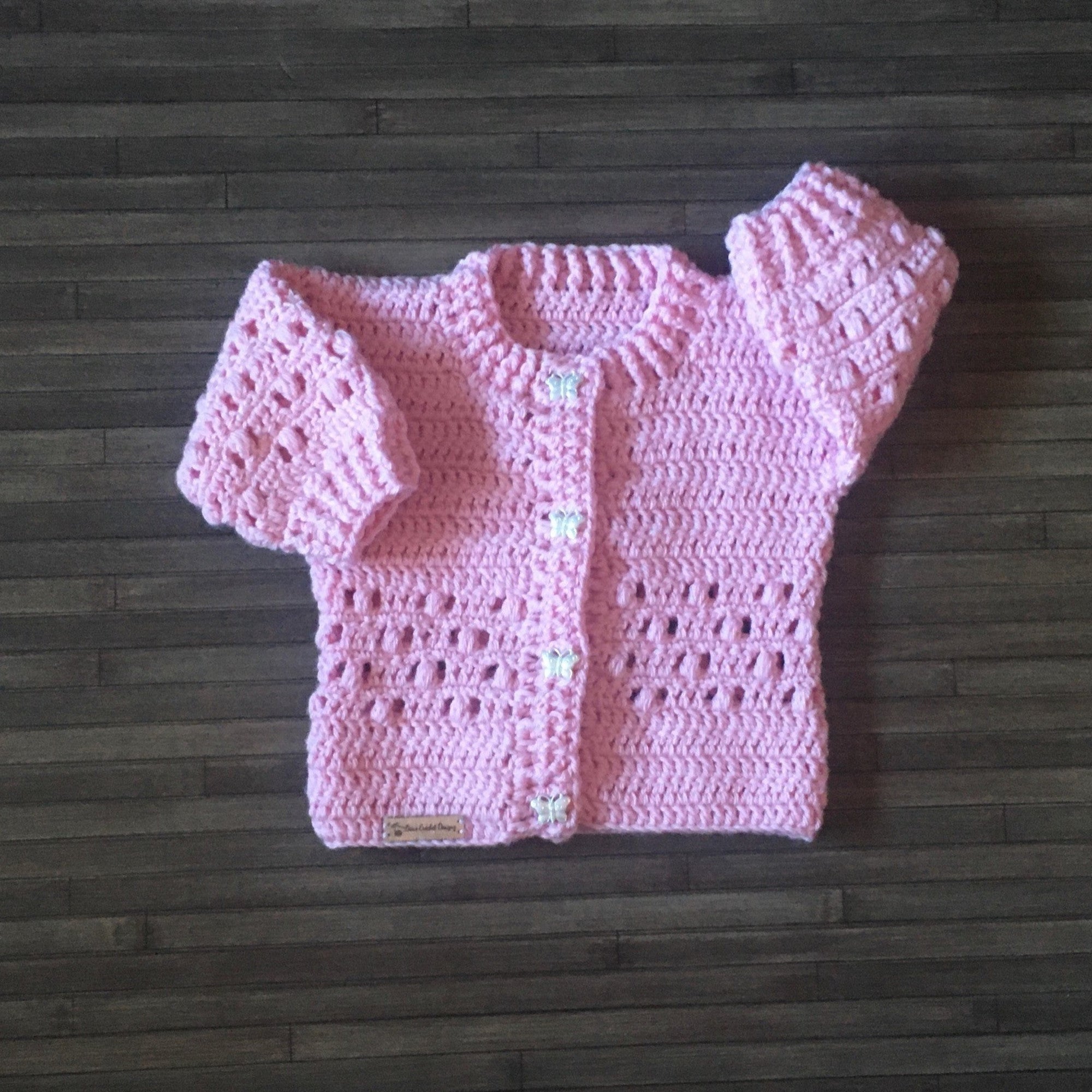 Baby girl crochet cardigan free clearance pattern