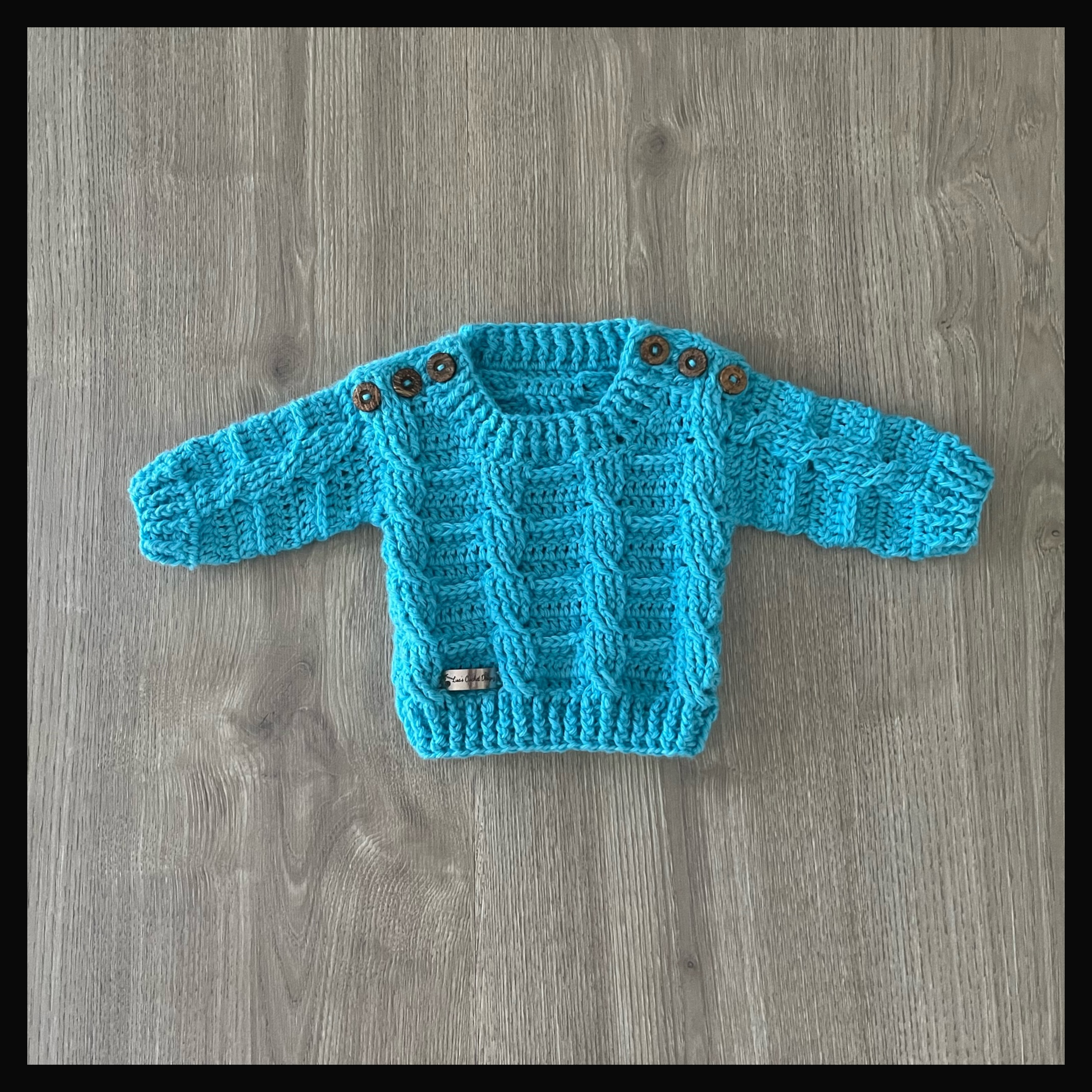 Jack Baby Toddler Child Pullover Sweater Jumper Crochet Pattern