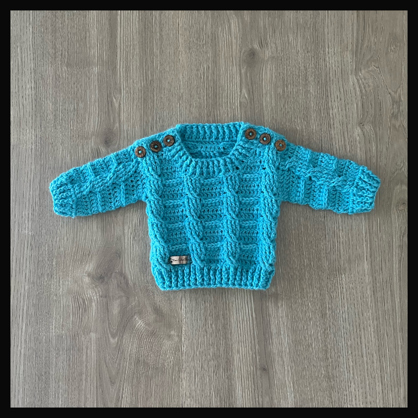 Crochet Pattern Jack Pullover Sweater Newborn to 10 Years