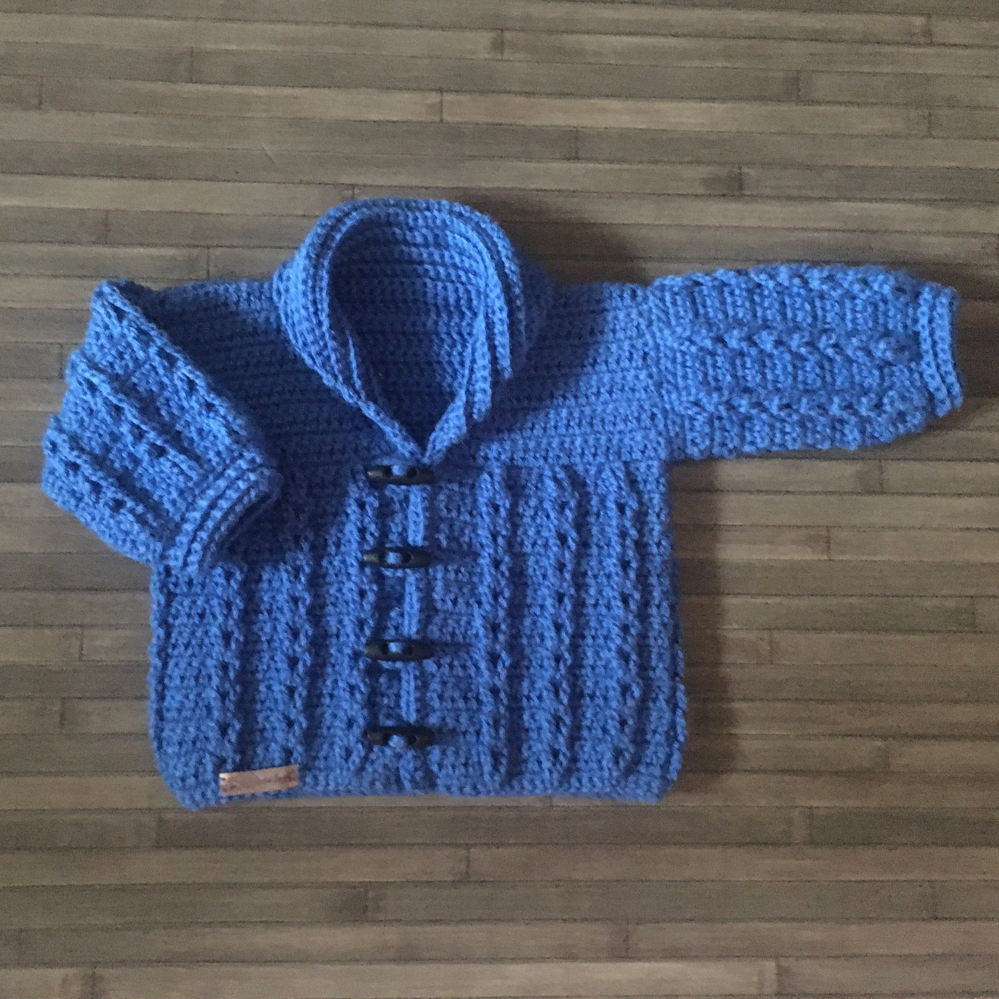 Jacob Cardigan and Hat Set Newborn to 10 Years | Crochet Pattern PDF | English