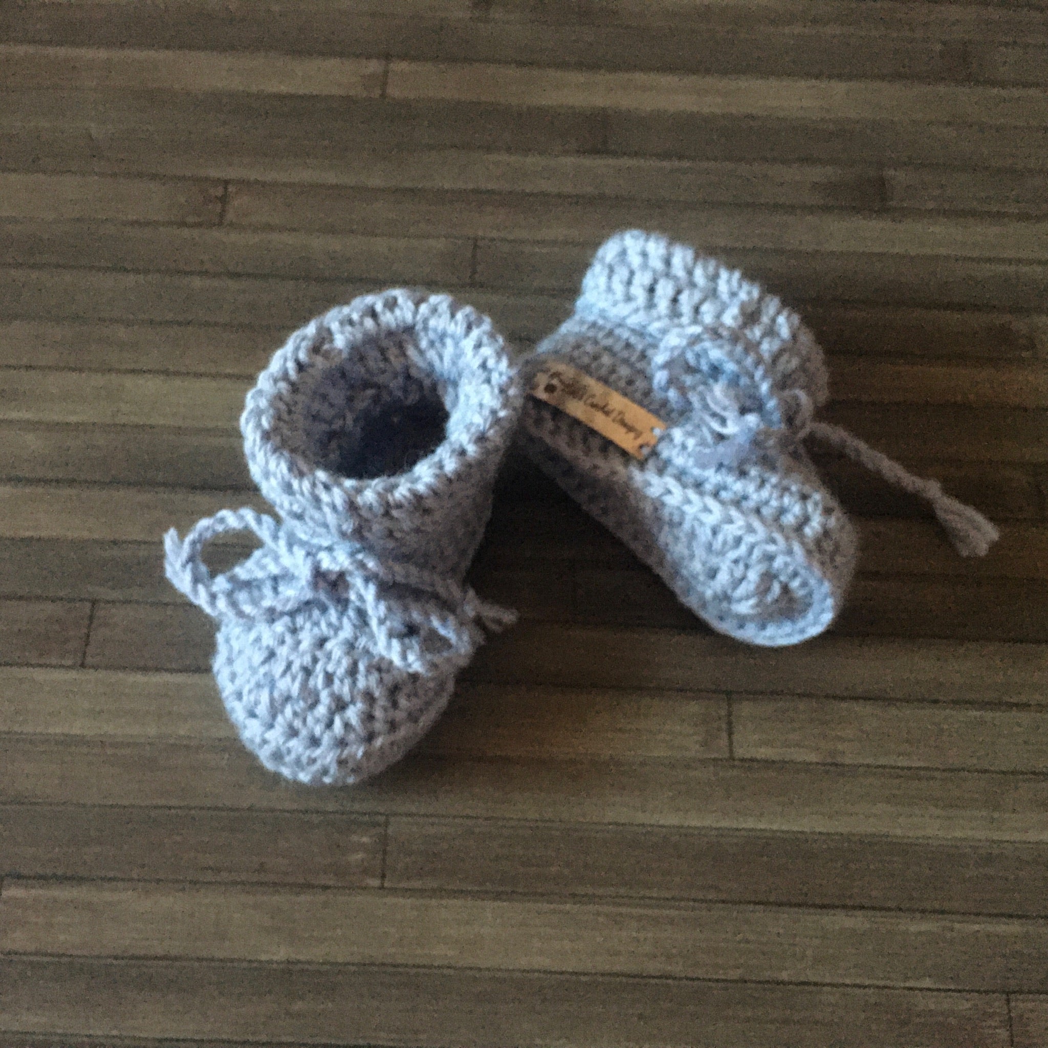 kasey crochet baby booties