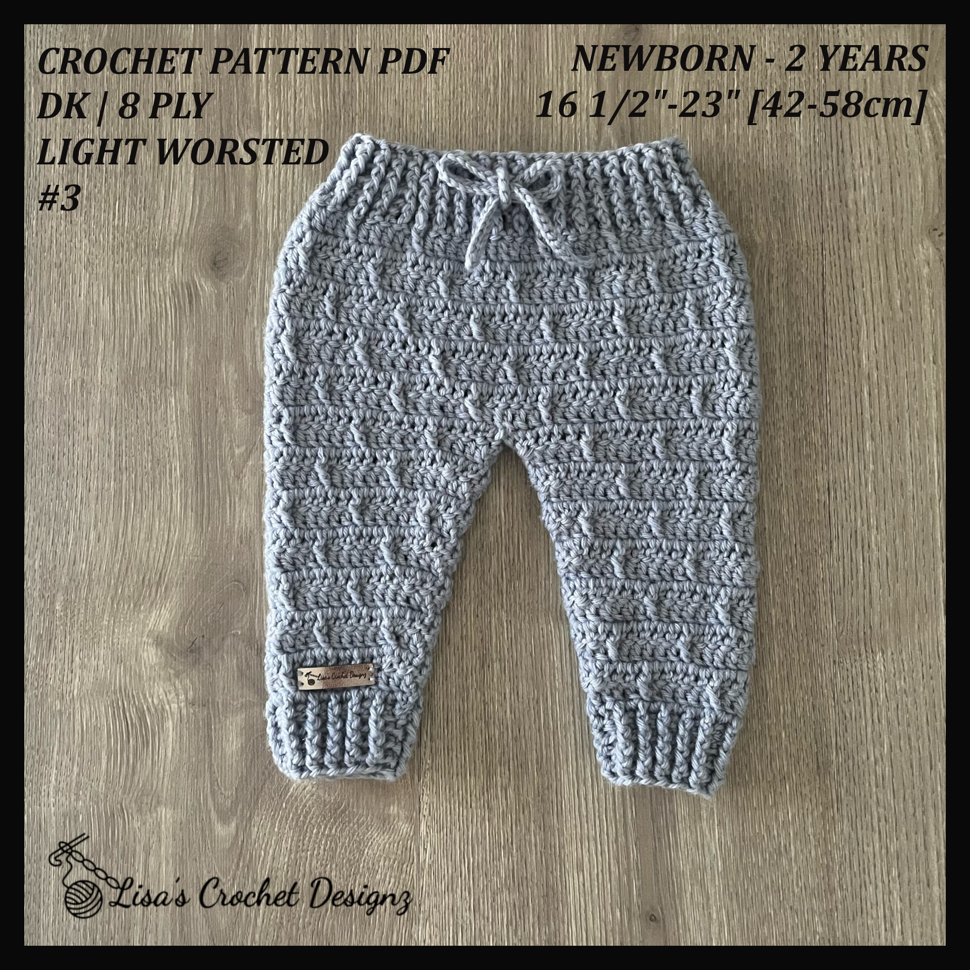 Kasey Baby Toddler Child Cardigan – Newborn to 10 Years | Crochet Pattern PDF | English