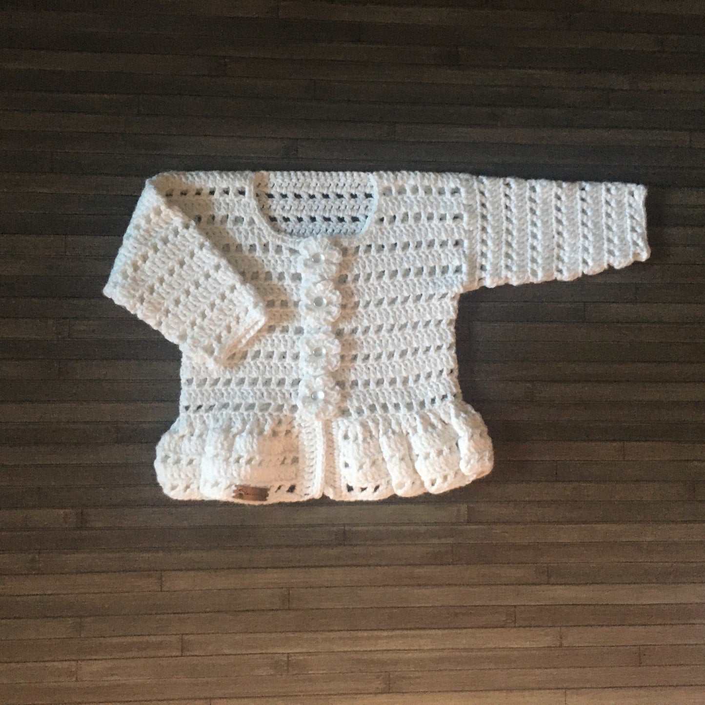 Crochet Pattern Leah Baby Cardigan Baby to 2 Years