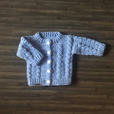 Lola Baby Cardigan to 2 Years | Crochet Pattern PDF | English