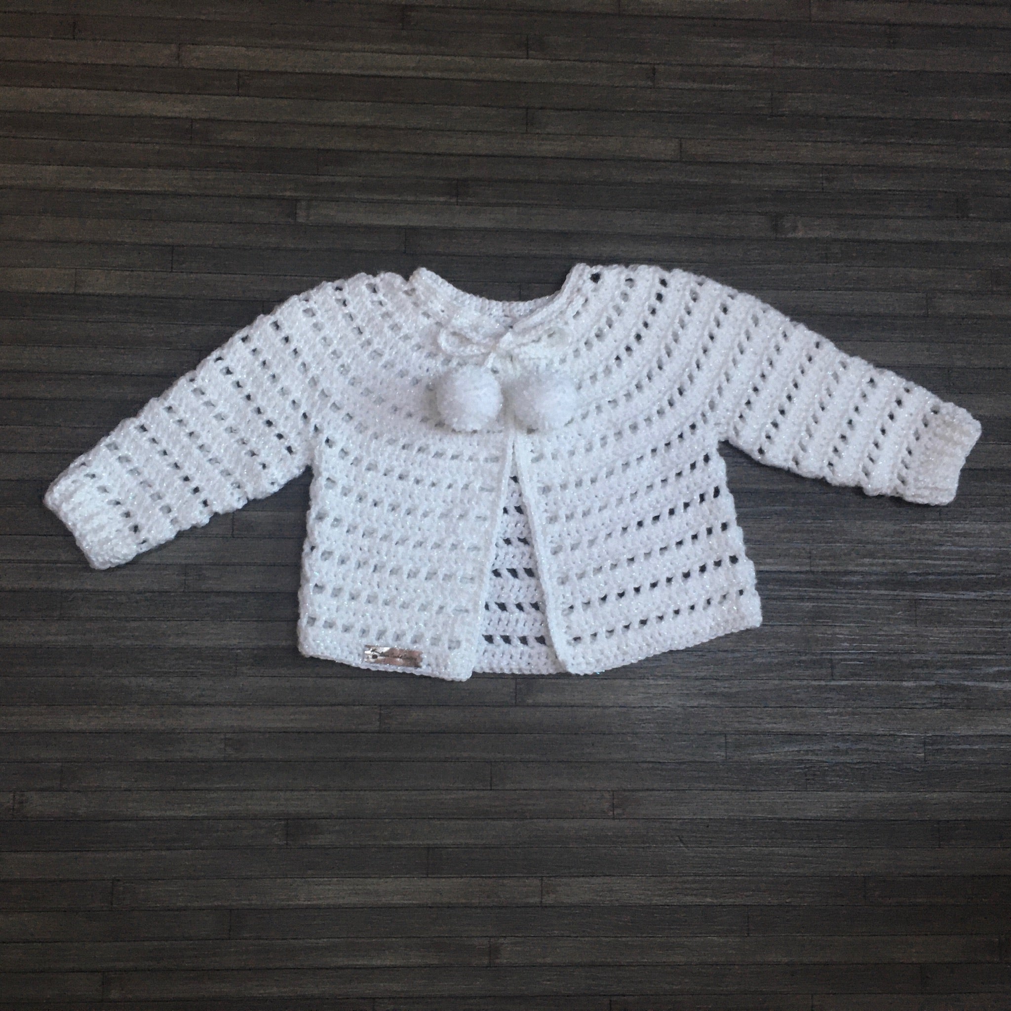 Lucy Baby Cardigan Hat Booties Set Pattern 0-3 Months | Crochet Pattern PDF | English