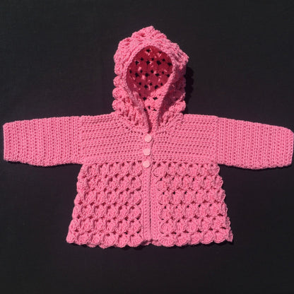 Crochet Pattern Michelle Baby Hoodie and Booties 0-3 Months