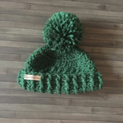 rocky crochet hat front