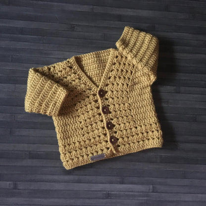 Crochet Pattern Sam Crochet Cardigan and Hat Baby to 10 Years