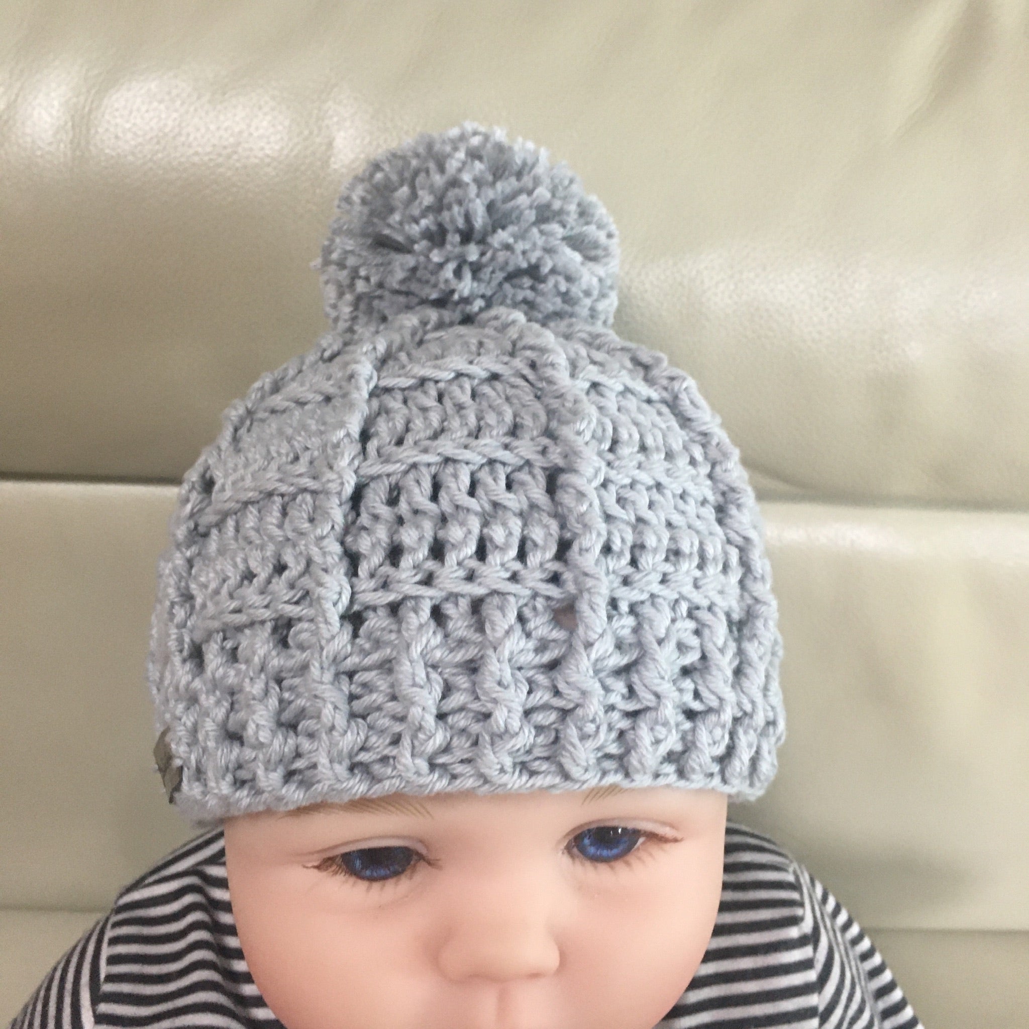 Stirling Hat Crochet Pattern PDF | Preemie to 10 Years | English