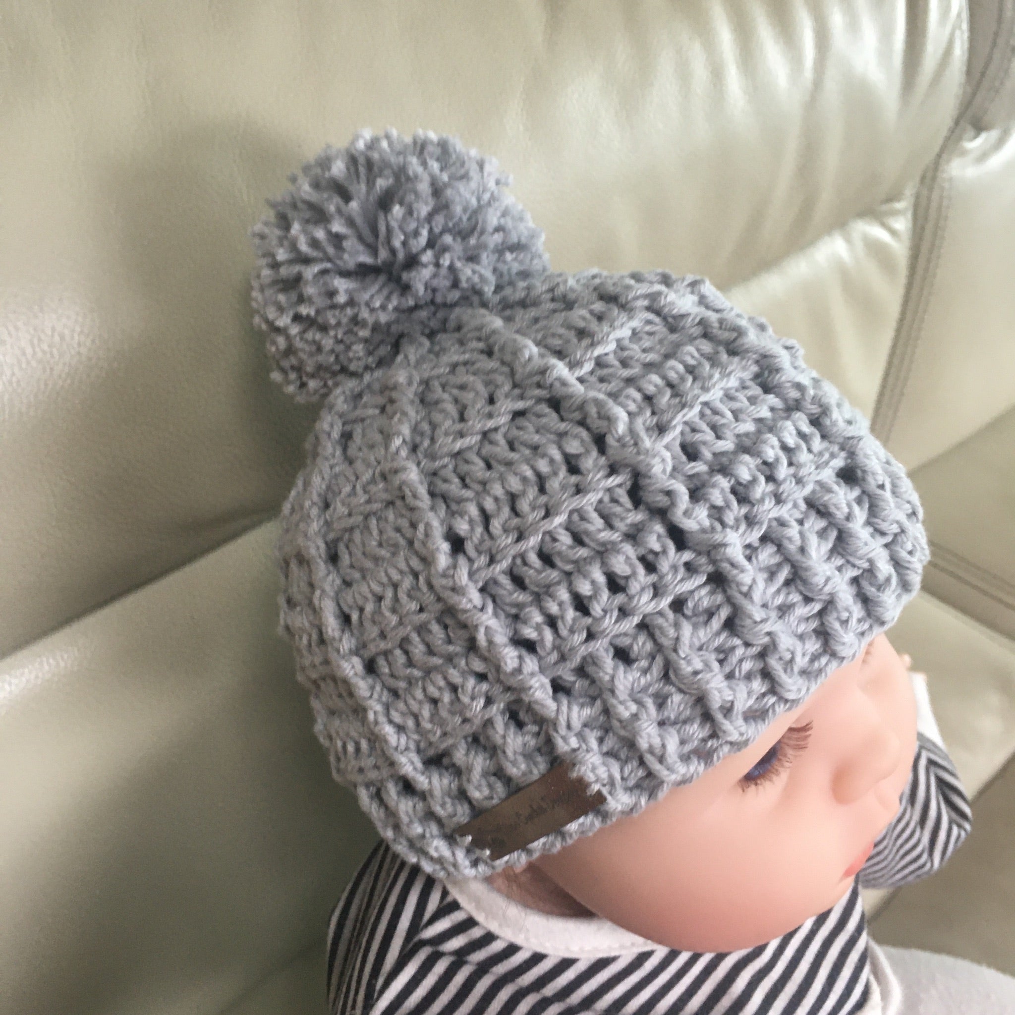 Stirling Hat Crochet Pattern PDF | Preemie to 10 Years | English