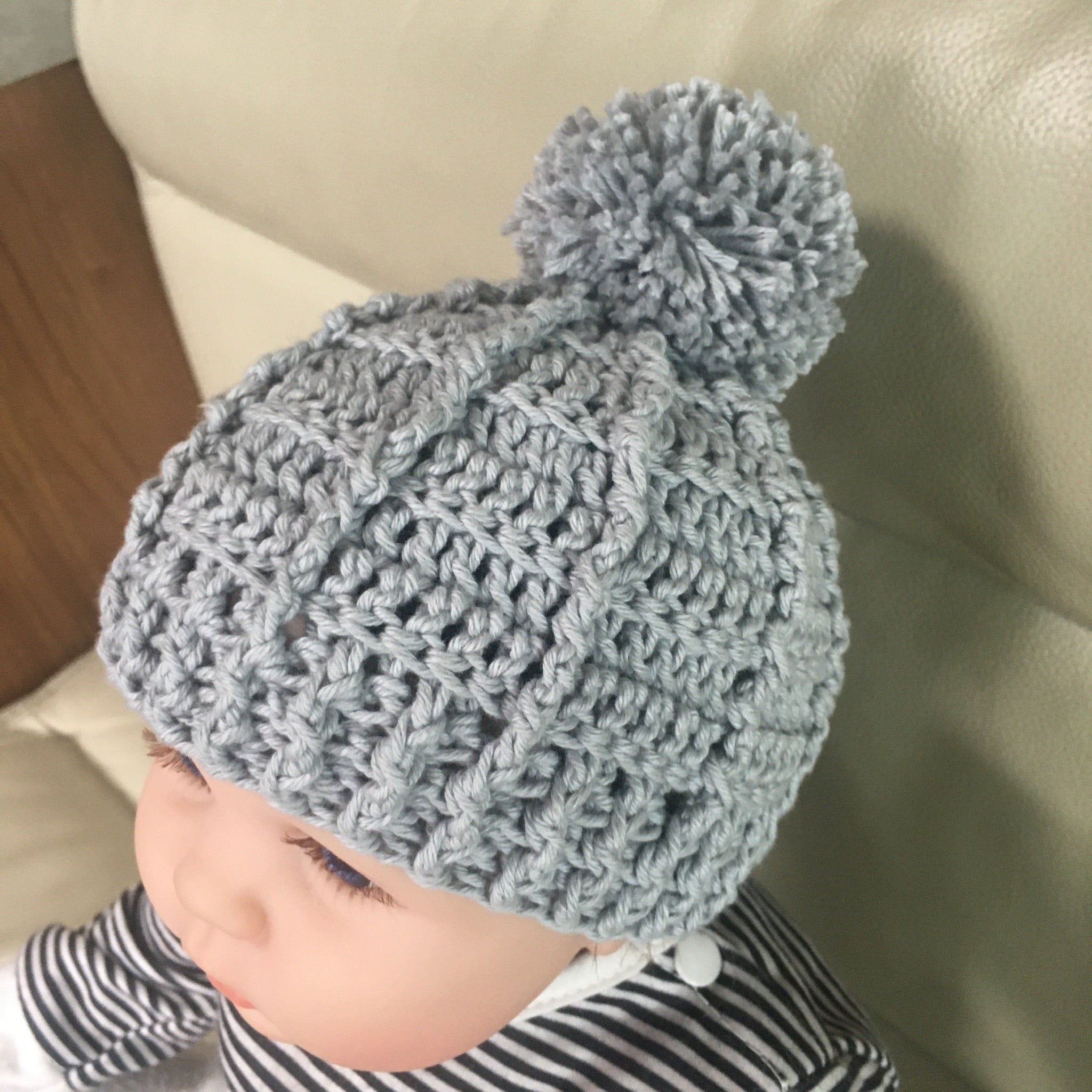 Stirling Hat Crochet Pattern PDF | Preemie to 10 Years | English