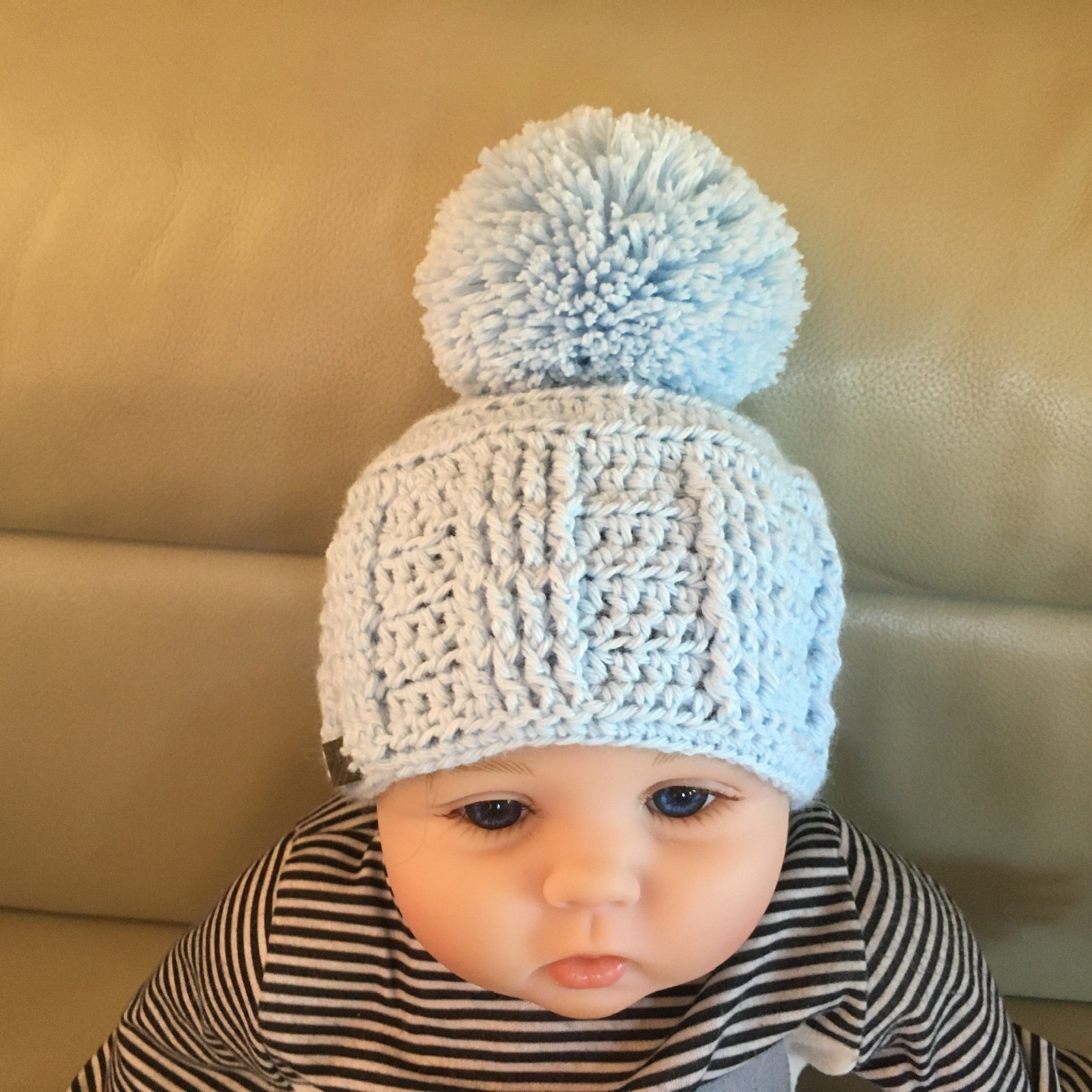 Baby boy 2024 crochet hat