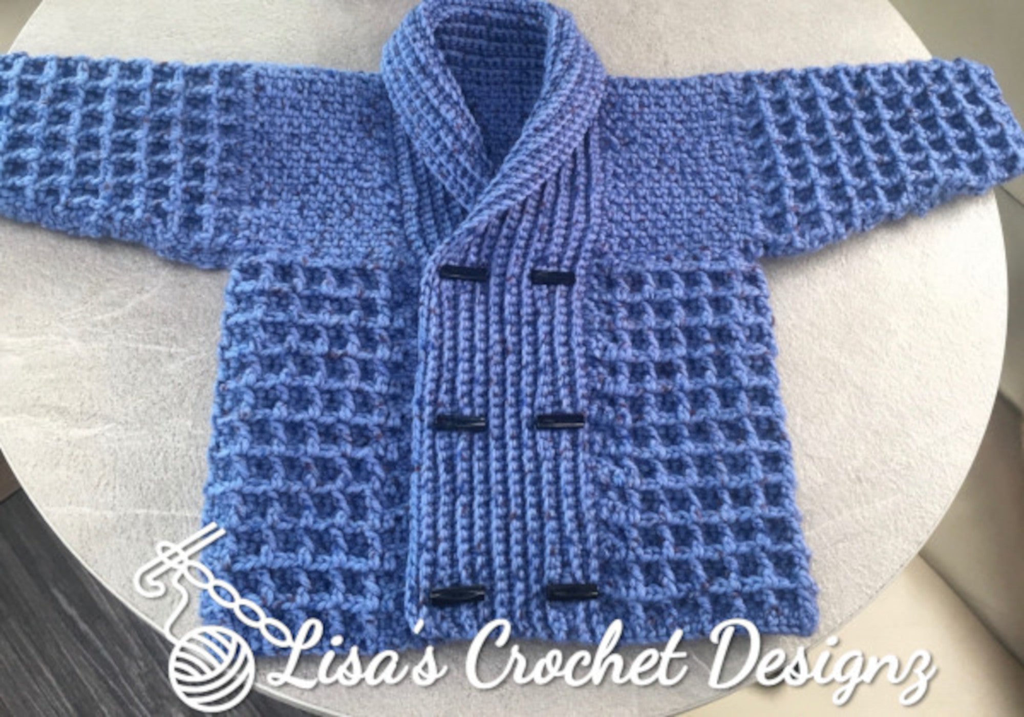 Crochet baby jacket | Newborn size jacket in pure wool 4ply | Loop & Purl |  Flickr